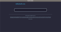 Desktop Screenshot of dallashall.com